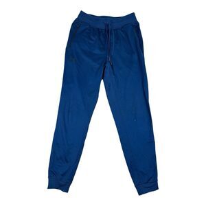 Under Armour Mens Blue Drawstring Jogger Sweatpants Size MEDIUM Loose Athleisure